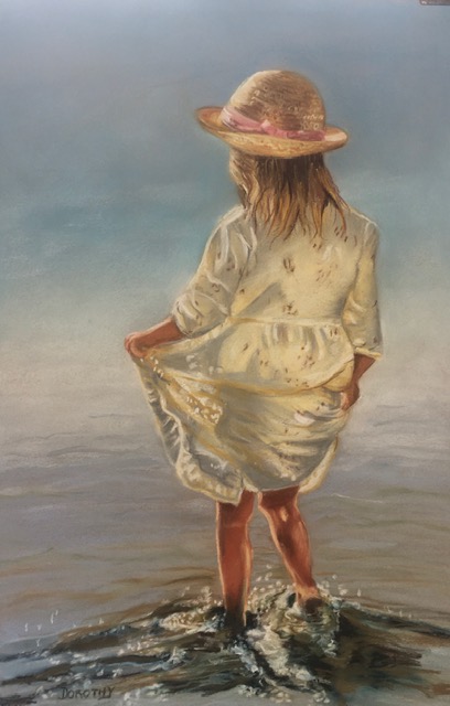 Girl on the shore